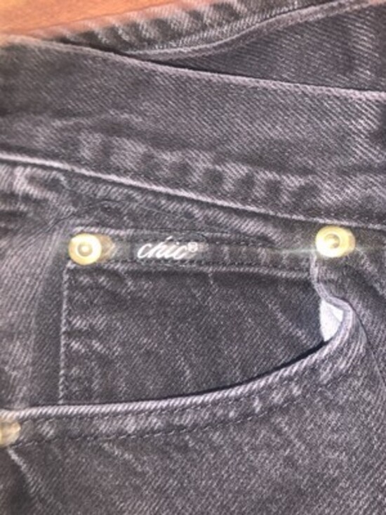 Vintage Chic Jeans Womens Size 16 Black Denim High Waist Rise Jeans - Picture 3 of 8